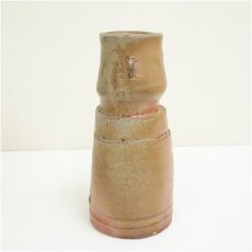 画像4: 備前焼　藤原恭助造　志野耳付花入（共箱） (4)