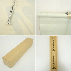 画像10: 大徳寺　尾関桃林筆　「紅葉青苔地」一行書　肉筆紙本掛軸（共箱） (10)