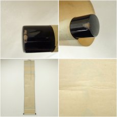 画像10: 大徳寺　松長剛山筆　「松無古今色」一行書　肉筆紙本掛軸（共箱） (10)