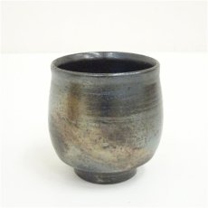 画像2: 焼泡窯造　窯変湯呑（共箱） (2)