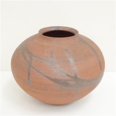 画像2: 備前焼　石田安弘造　壷（共箱） (2)