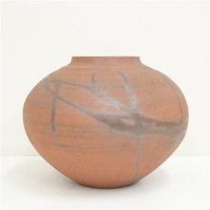 画像3: 備前焼　石田安弘造　壷（共箱） (3)