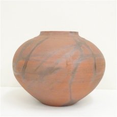 画像4: 備前焼　石田安弘造　壷（共箱） (4)