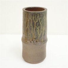 画像2: 備前焼　木元忠志造　花生（共箱） (2)