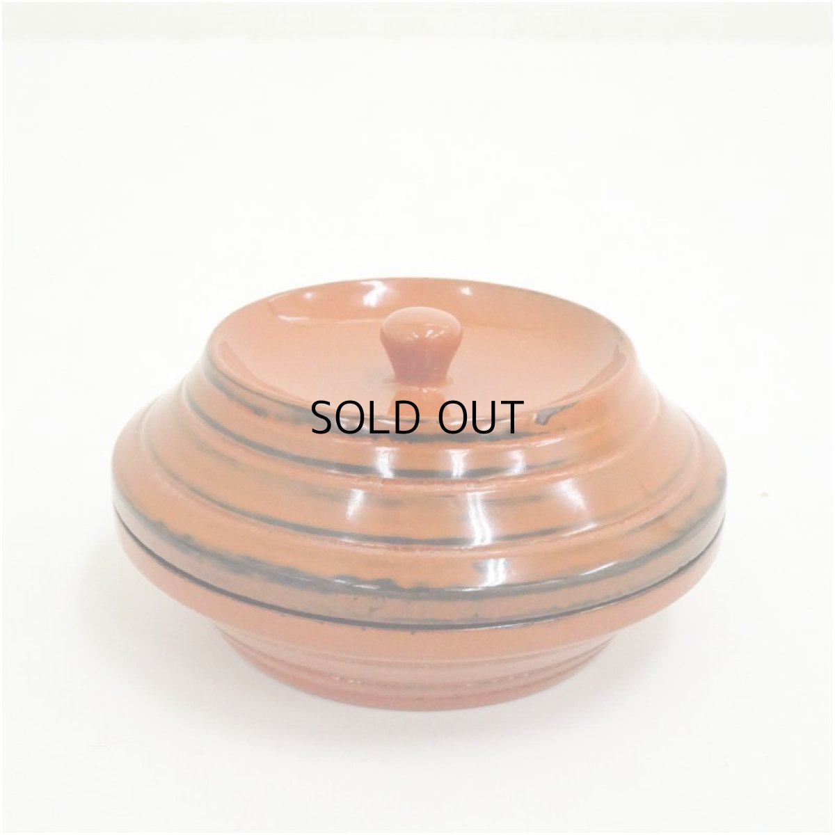 画像2: 根来塗　富士形雲錦蒔絵香合（保護箱） (2)