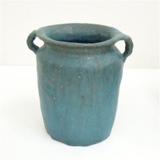 画像2: 仲口美雪造 トルコ釉器(共箱) (2)