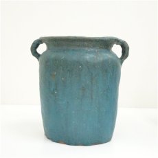 画像3: 仲口美雪造 トルコ釉器(共箱) (3)
