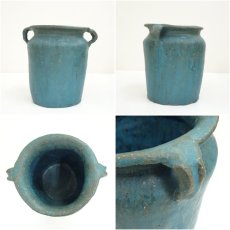 画像6: 仲口美雪造 トルコ釉器(共箱) (6)