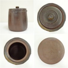画像6: 備前焼 伊勢崎紳造 面取水指(共箱) (6)