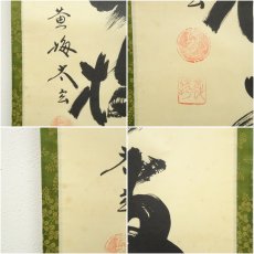 画像7: 大徳寺　小林太玄筆　「梨花一枝春」一行書　肉筆紙本掛軸（共箱） (7)