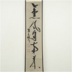 画像2: 妙心寺派　大林宗玄筆　「薫風自南来」一行書　肉筆紙本掛軸（共箱） (2)