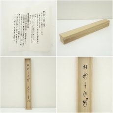 画像10: 前大徳　矢野一甫（海渕）筆　「松樹千年翠」松陽筆　松画賛　肉筆紙本掛軸（共箱） (10)