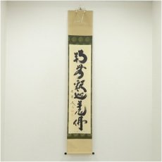 画像1: 大徳寺　小林太玄筆　「南無釈迦牟尼佛」一行書　肉筆紙本掛軸（共箱） (1)