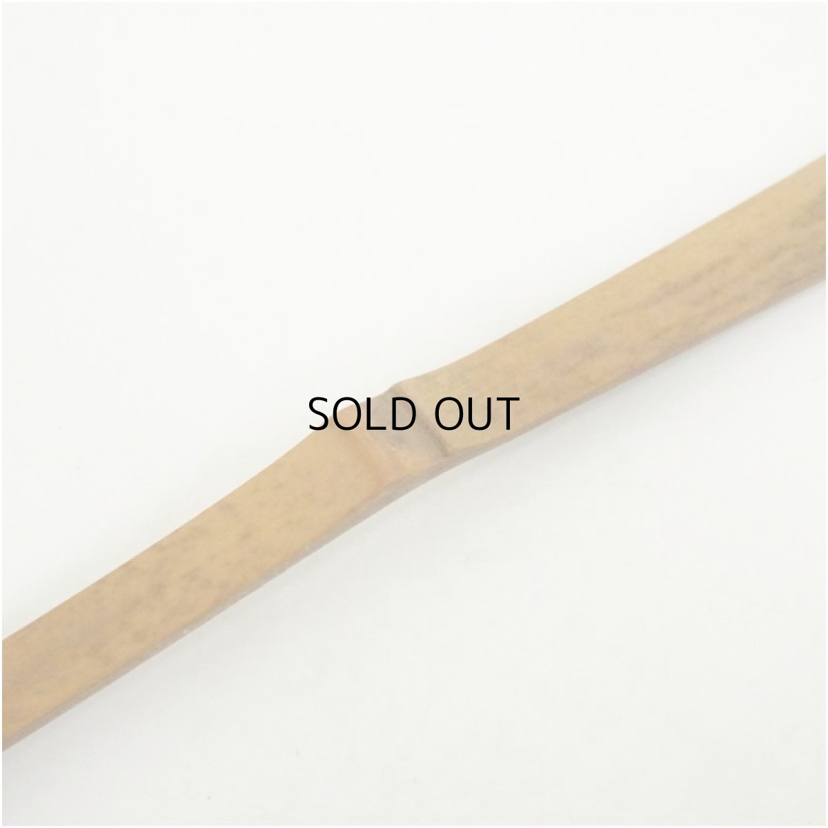 画像4: 竹茶杓（銘：初雪）（大徳寺　細合喝堂書付）（共箱） (4)