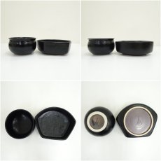 画像8: 杉浦芳樹造　柚子黒皆具（共箱） (8)