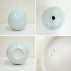 画像6: 井上寿博造　白磁沫雪瓶（共箱） (6)