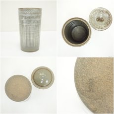 画像6: 京焼　森岡嘉祥造　三島中置水指（共箱） (6)