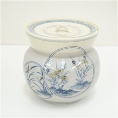 画像2: 尾戸焼　土居博幸造　窓絵水指（共箱） (2)