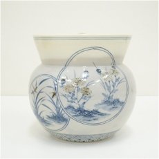 画像3: 尾戸焼　土居博幸造　窓絵水指（共箱） (3)