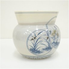 画像4: 尾戸焼　土居博幸造　窓絵水指（共箱） (4)