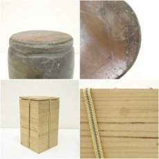 画像7: 備前焼　榊原学造　花入（共箱） (7)