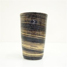 画像3: 有田焼　陶悦窯造　金刷毛目ビアカップ（共箱） (3)