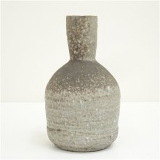 画像3: 信楽焼　庵窯　神山易久造　自然釉砧形花入（共箱） (3)