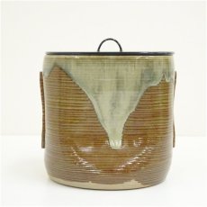 画像3: 阿漕焼　福森博造　高取写一重口水指（共箱） (3)