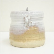 画像4: 萩焼　城山窯　金子信彦造　水指（共箱） (4)