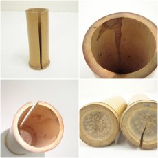 画像9: 木地手付莨盆2組揃（保護箱） (9)