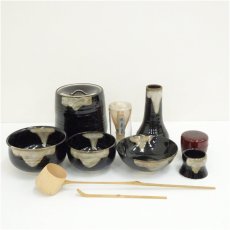 画像2: 九谷焼　陶春造　御茶道具揃（共箱） (2)