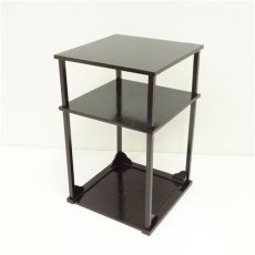 画像1: 溜塗二重棚（箱付） (1)