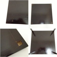 画像6: 溜塗二重棚（箱付） (6)