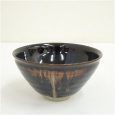 画像2: 京焼　桶谷定一造　天目茶碗（箱付） (2)