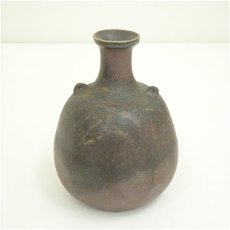 画像2: 備前焼　柴岡守造　徳利（共箱） (2)