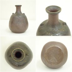 画像6: 備前焼　柴岡守造　徳利（共箱） (6)