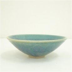 画像2: 流紋焼　紋平窯造　茶碗（共箱） (2)