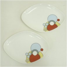 画像3: ノリタケ　フランクロイドライト　菱形プレート2客（箱付） (3)