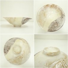 画像6: 作家物　練上茶碗（共箱） (6)