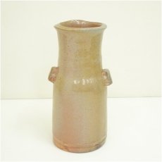 画像2: 藤原敬介（恭助）造　備前志野花入（共箱） (2)