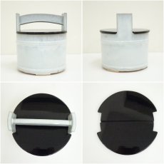 画像6: 萩焼　大野瑞峰造　手桶水指（共箱） (6)