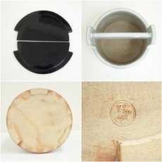 画像7: 萩焼　大野瑞峰造　手桶水指（共箱） (7)