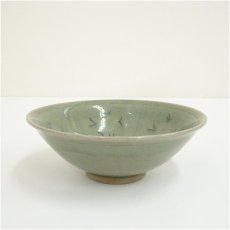 画像2: 日比野清峰造　高麗写平茶碗（共箱） (2)