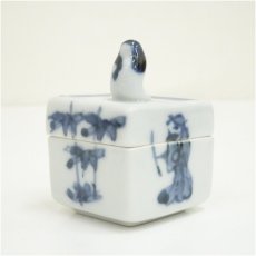 画像3: 京焼　高野昭阿弥造　有馬筆香合（共箱） (3)