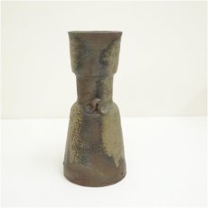 画像4: 藤原陶州造　古陶備前花入（共箱） (4)