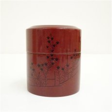 画像3: 田中宗凌造　卯花に郭公面中次棗（共箱） (3)