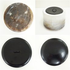 画像7: 萩焼　小高正峰造　水指（替蓋付）（共箱） (7)