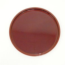 画像2: 春慶塗　丸盆（箱付） (2)