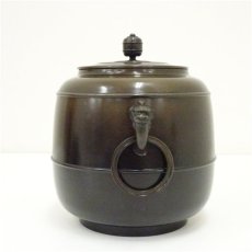 画像4: 金森紹栄造　唐銅皆具（共箱） (4)