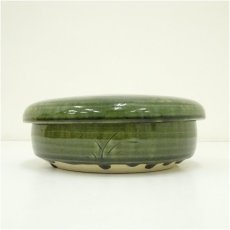 画像3: 山十窯　加藤光右衛門　織部喰籠（共箱） (3)